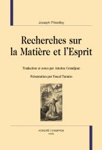 RECHERCHES SUR LA MATIÈRE ET L'ESPRIT