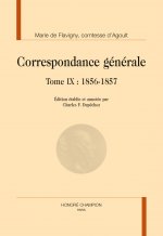 CORRESPONDANCE GÉNÉRALE T9 : 1856-1857