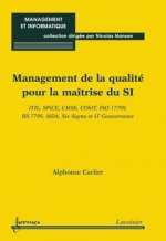 Management de la qualité pour la maîtrise du SI - ITIL, SPiCE, CMMi, CObIT, ISO 17799, BS 7799, MDA, Six Sigma et IT Gouvernance