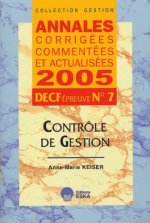 ANNALES 2005 CORRIGEES COMMENTEES DECF N