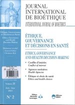 REVUE JIB 2 2014 ETHIQUE GOUVERNANCE ET DECISIONS EN SANTE