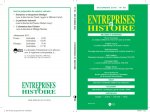 ENTREPRISES ET HISTOIRE 85 DECEMBRE 2016