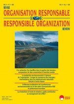 LE LEADERSHIP ENVIRONNEMENTAL A L'EPREUVE DE L'ORGANISATION-ROR 2-2019