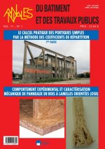 LE CALCUL PRATIQUE DES PORTIQUES SIMPLES PAR LA METHODE...1ERE PARTIE-BTP 1-2019