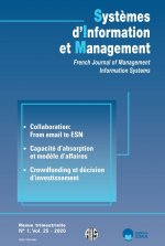 CAPACITE D'ABSORPTION ET MODELE D'AFFAIRES - SIM 1-2020