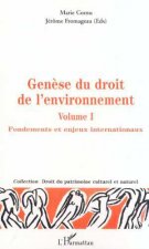 GÉNÈSE DU DROIT DE L'ENVIRONNEMENT