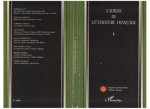 Cahiers de Littérature française