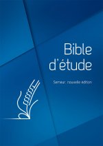 BIBLE D'ÉTUDE SEMEUR COUVERTURE RIGIDE BLEUE, TRANCHE BLANCHE