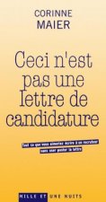 Ceci n'est pas une lettre de candidature