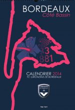 Calendrier mural FC Girondins de Bordeaux 2014