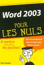 Word 2003 2e Poche Pour les nuls