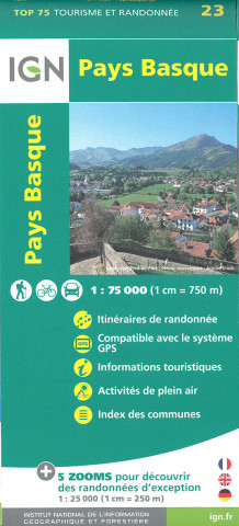 Top75023 Pays Basque 1/75.000