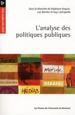 L ANALYSE DES POLITIQUES PUBLIQUES