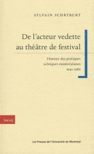 DE L'ACTEUR VEDETTE AU THEATRE DE FESTIVAL. HISTOIRE DES PRATIQUES SCENIQUES MON