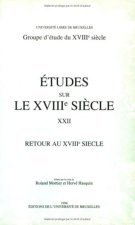 RETOUR AU XVIIIE SIECLE