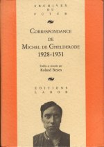 T2 Michel De Ghelderode  Correspondance 1928 1931