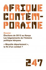AFRIQUE CONTEMPORAINE 2013/3 N.247