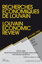 RECHERCHES ECOOMIQUES DE LOUVAIN 2013/4 VOLUME 79