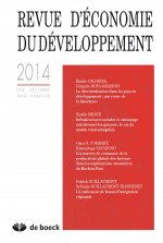 REVUE D'ECONOMIE DU DEVELOPPEMENT 2014/4
