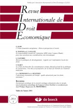 REVUE INTERNATIONALE DE DROIT ECONOMIQUE 2014/4