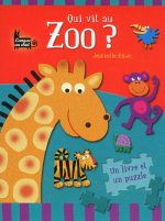 Qui vit au zoo ? un livre et un puzzle