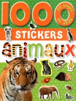 1000 STICKERS ANIMAUX (COUVERTURE A POIS)
