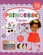 Jolie princesse popstar avec plus de 150 stickers!