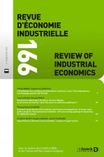 Revue d'économie industrielle 2019/2 - 166 -  Varia