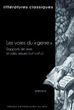 VOIES DU GENRE XVIE XVIIIE SIECLE