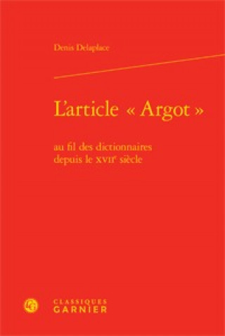 L'article « Argot »