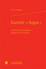 L'article « Argot »