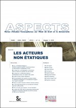 Les acteurs non-étatiques dans les conflits armés, Revue ASPECTS No.4