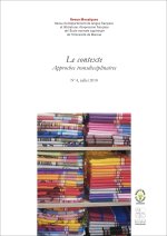 LE CONTEXTE APPROCHES TRANSDISCIPLINAIRES