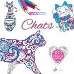 Chats : 100 dessins à colorier pour déstresser