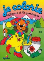 Mélanie à la montagne - Je colorie