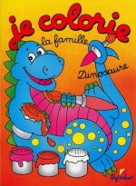 La famille dinosaure - Je colorie