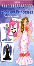 Anges et princesses - Carnet à dessin
