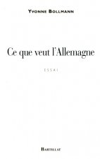 Ce que veut l'Allemagne