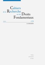 CAHIERS DE LA RECHERCHE SUR LES DROITS FONDAMENTAUX N  18 : LA VULNER ABILITE. CAHIERS DE LA RECHERC
