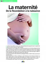 La maternité. De la fécondation à la naissance