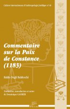 COMMENTAIRE SUR LA PAIX DE CONSTANCE (1183)