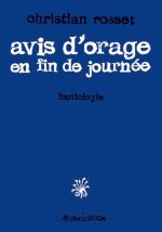 Avis d'orage en fin de journée
