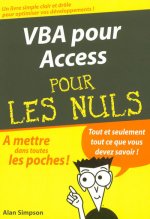 VBA pour Access Poche Pour les nuls