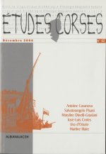 Études corses n° 63