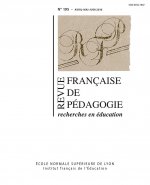 REVUE FRANCAISE DE PEDAGOGIE, N 195/2016. VARIA