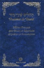 Psaumes de David Hébreu Français - bleu TEHILIM
