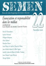 Énonciation et responsabilité dans les médias