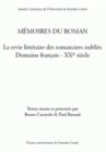 Mémoires du roman - la revie littéraire des romanciers oubliés