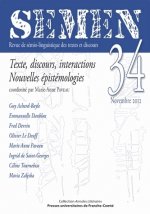 Texte, discours, interactions - nouvelles épistémologies