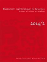 PUBLICATIONS MATHEMATIQUES DE BESANCON 2014/2